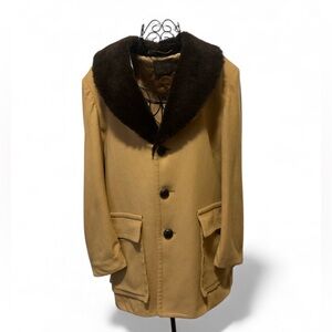 Vintage 1950s Pendleton Satin Lined  Car Coat or Men’s Smoking JKT